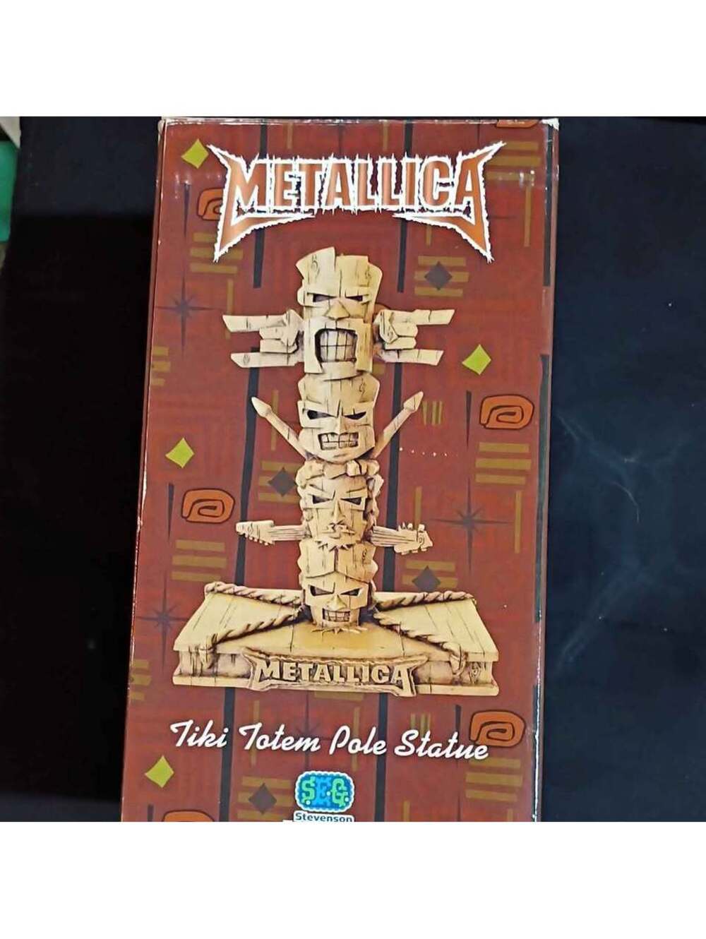 Metallica Tiki Totem Pole Statue Collectible Figurine